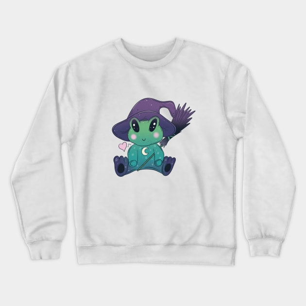 Witchy frog Crewneck Sweatshirt by Jess Adams